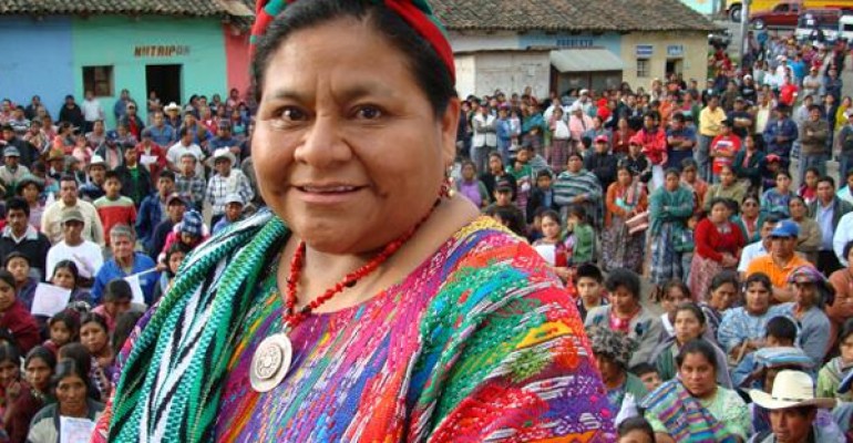 Rigoberta Menchú – Per la justícia, és necessària la democràcia